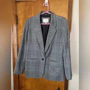 Women's Plaid Blazer